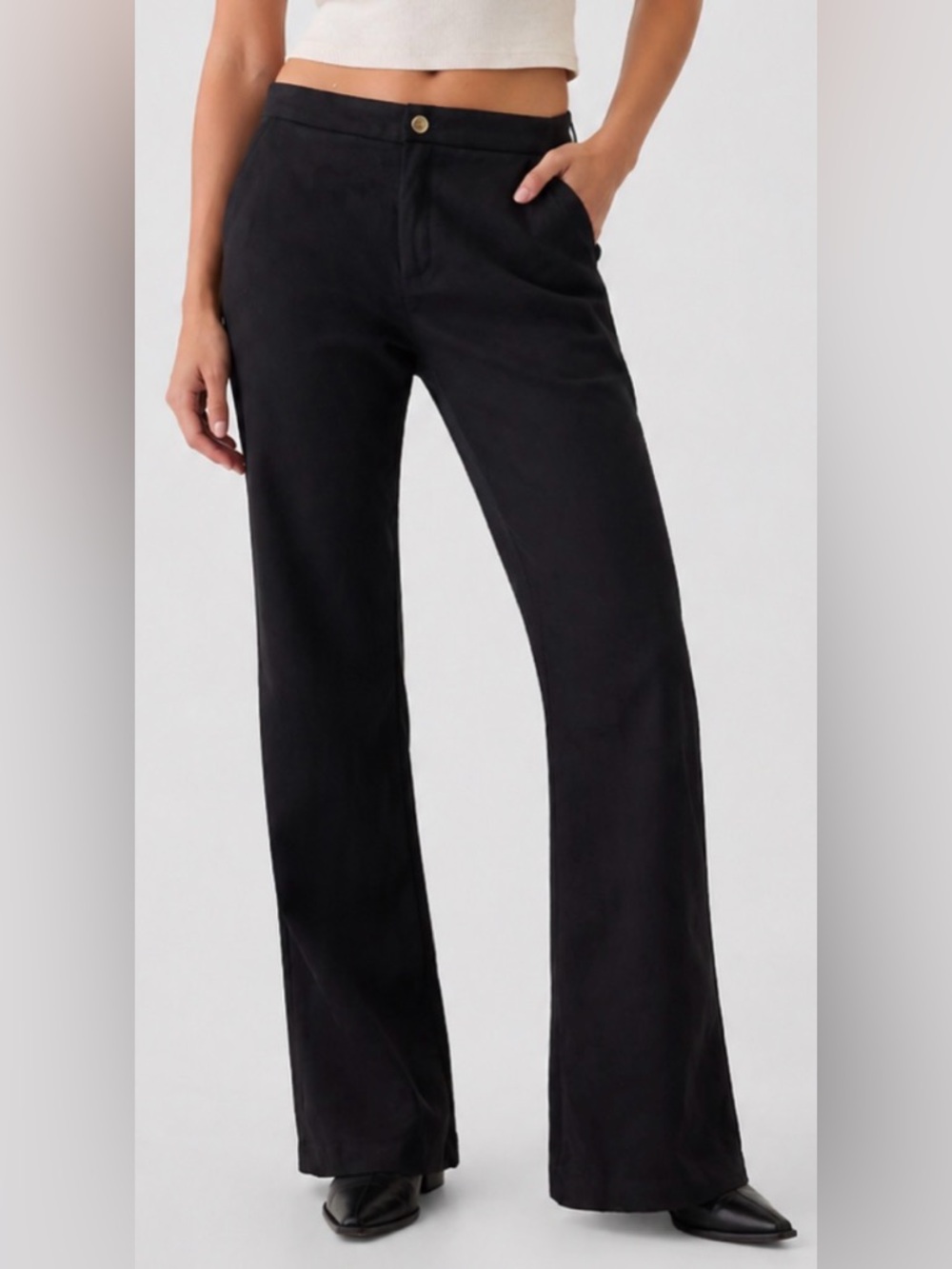 NWT Marc New York Polyester Blend Suede Feel Pants, Size 2